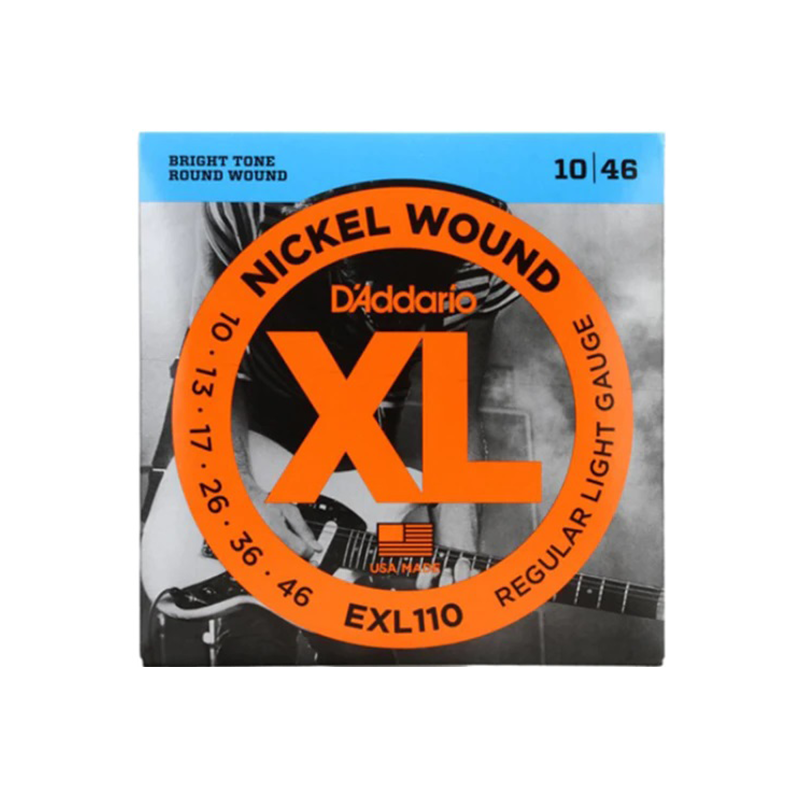 Cuerdas D'Addario EXL 110 para guitarra eléctrica Calibre 10-46