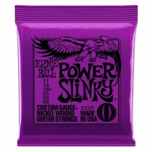 Cuerdas Ernie Ball para guitarra eléctrica de Cal 11-48.