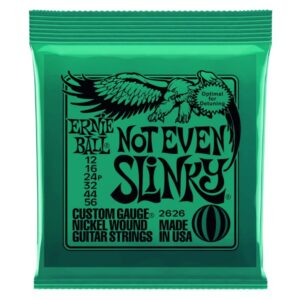 Cuerdas Ernie Ball para guitarra eléctrica de Cal 12-56.
