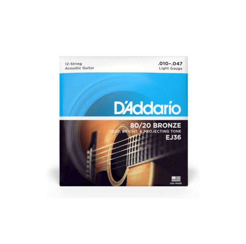 Cuerdas D'Addario EJ36 12 string 10/47